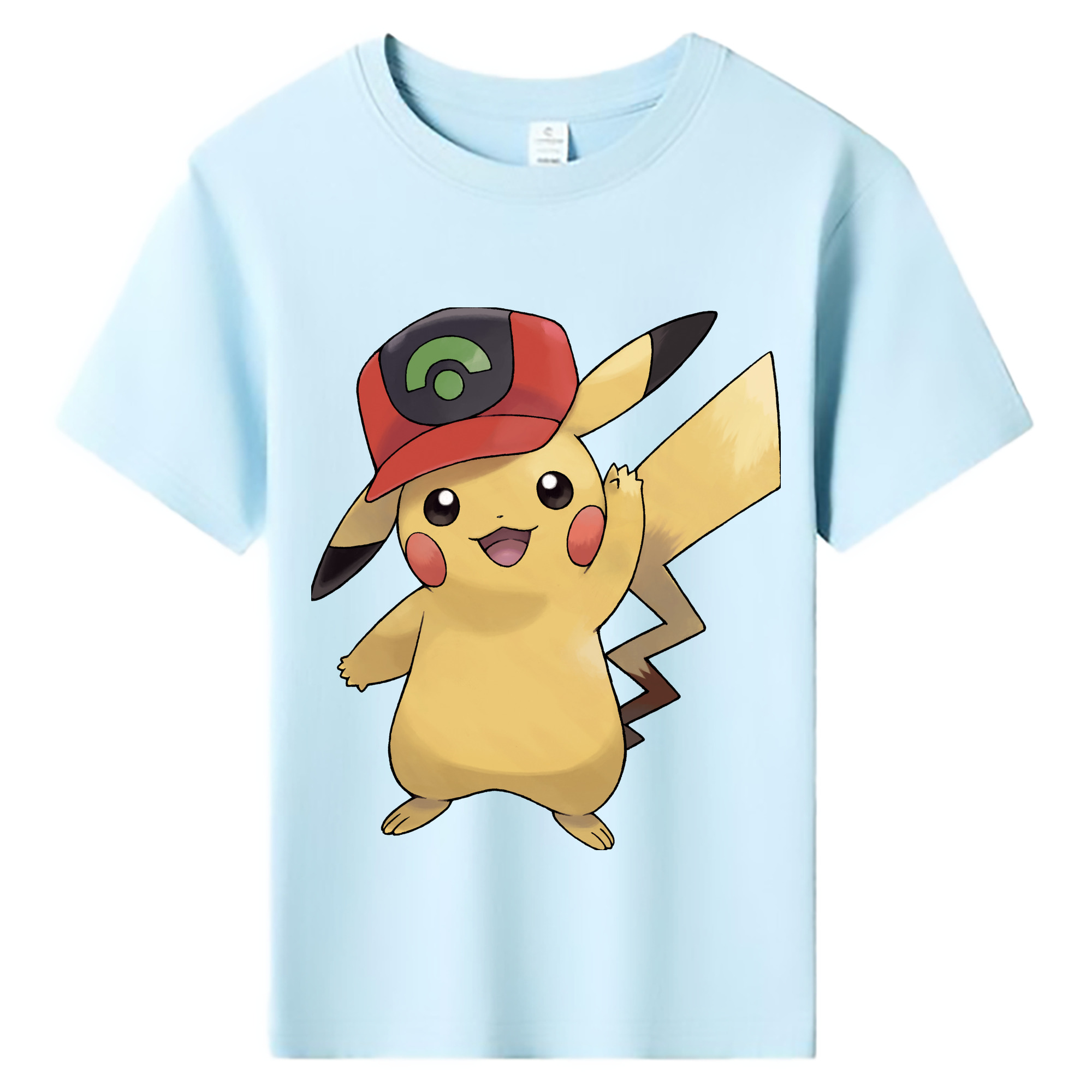 （画像用） ポケットモンスター Pokémon 綿100％キッズTシャツ（フロントプリント）